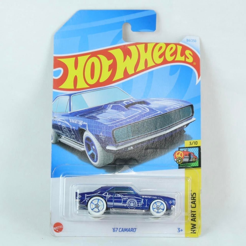 Hot Wheels Blue '67‎ Camaro Toy Car - NEW